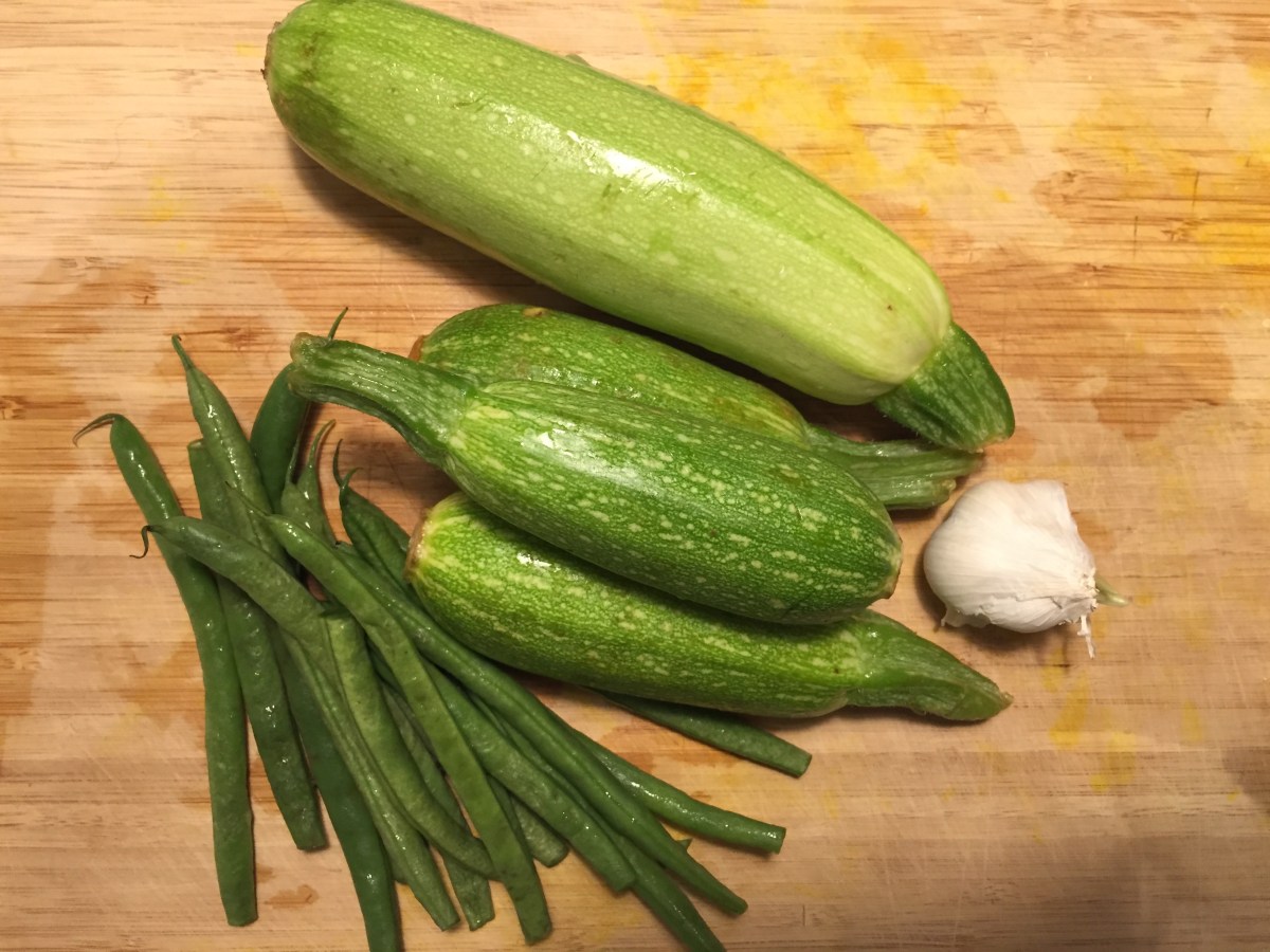 Brined Courgette and Green Bean&nbsp;Ferment